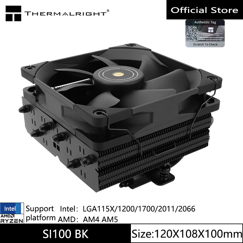Air Cooler Cpu - Thermalright TR-SI-100 Luchtgekoelde Radiator 100Mm Hoogte,