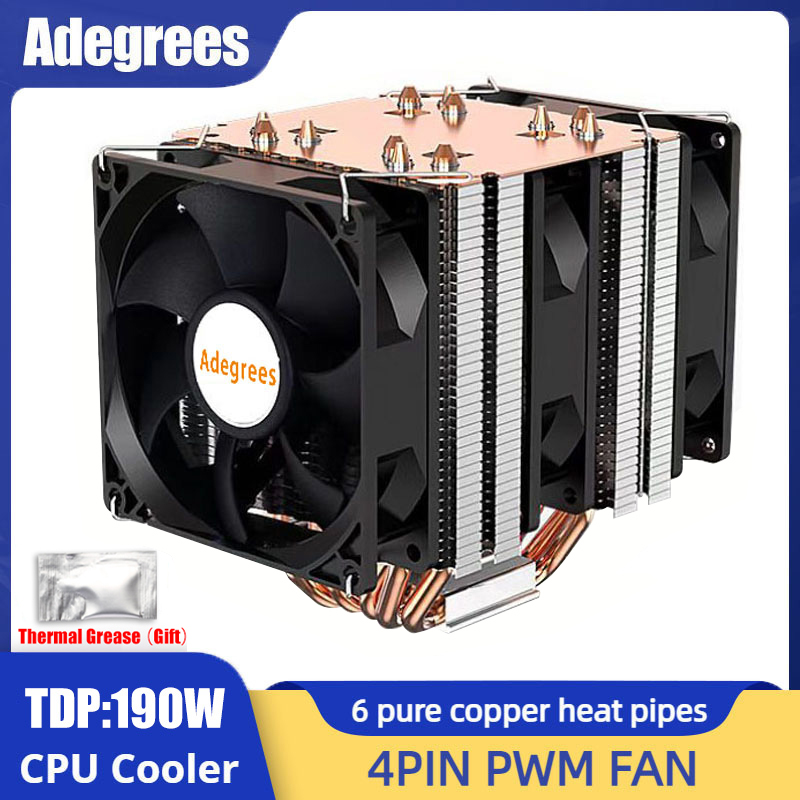 Air Cooler Cpu - 6 Heatpipe CPU Koeler 4Pin PWM